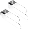 thumbnail image 1 of HUFEEOH 2 Pack Adhesive Hand Towel Holder, Sticky Towel Bar Towel Holder Wall Mounted, Stainless Steel Kitchen Towel Holder Hand Towel Rack for Bahtroom Hotel RV Kitchen (Polished Silver), 1 of 8