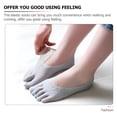 thumbnail image 3 of TELOLY 3 Pairs Separators Invisible Toe Separated Socks for Women, 3 of 7