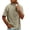 Khaki |#3, variant on Mens Quarter Zip Pullover Vintage Distressed Stand Collar Polo Denim Sweatshirts Loose Casual Mock Neck Golf Shirts (Army Green,M)