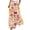 Orange, variant on Swanpen Women's Summer Print Wide Leg Palazzo Pants Elastic Drawstring Waist Flowy Loose Fit Casual Long Trousers with Side Pockets