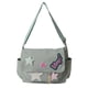thumbnail image 1 of Bolso Mensajero Lindo para Mujer Lienzo Con Apliques Letras Y Estrellas para Adolescentes Y Estudiantes (verde), 1 of 9