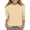 Beige, variant on Girls Spring Shirt Round Neck Tshirt for Boys Three Quarter Sleeve Top Girls Solid Color Tops Size 10-12 Blouse for Girls 7-8
