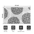 thumbnail image 5 of Bohemian Retro Floral Non-Slip Entryway Door Mat,Boho Indoor Decor Durable Low Plush Door Mat,Washable Welcome Rug for Patio Hallway Home Decor 20x32 Inches, 5 of 6