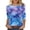 Multicolor#02, variant on 3/4 Sleeve Tops for Women Dressy Casual Summer Tie Dye Gradient Color Print T-Shirts Lightweight Comfy Floral Pattern Graphic Tunic Tees Blouse Multicolor#26 L