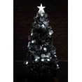 thumbnail image 4 of 6' Pre-Lit Fiber Optic Snow Artificial Christmas Tree with Cones and Berries, 4 of 5