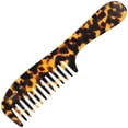 thumbnail image 6 of 8" Handmade Wide Tooth Detangling Comb with Handle, 6 of 15