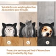 thumbnail image 5 of Puerta para gatos, puerta para mascotas, puerta para perros grandes de 2 vías, puerta para gatos de plástico ABS, puerta para gatos para puerta interior de PVC con núcleo hueco o puerta, 5 of 5