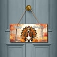 thumbnail image 2 of Happy Thanksgiving Basset Hound Turkey Costume Pumpkins Autumn Leaves Landscape Wood Sign Bassets Dog Breed Lovers Gifts Idea Hanging Wall Home Decor - 130144, 2 of 5