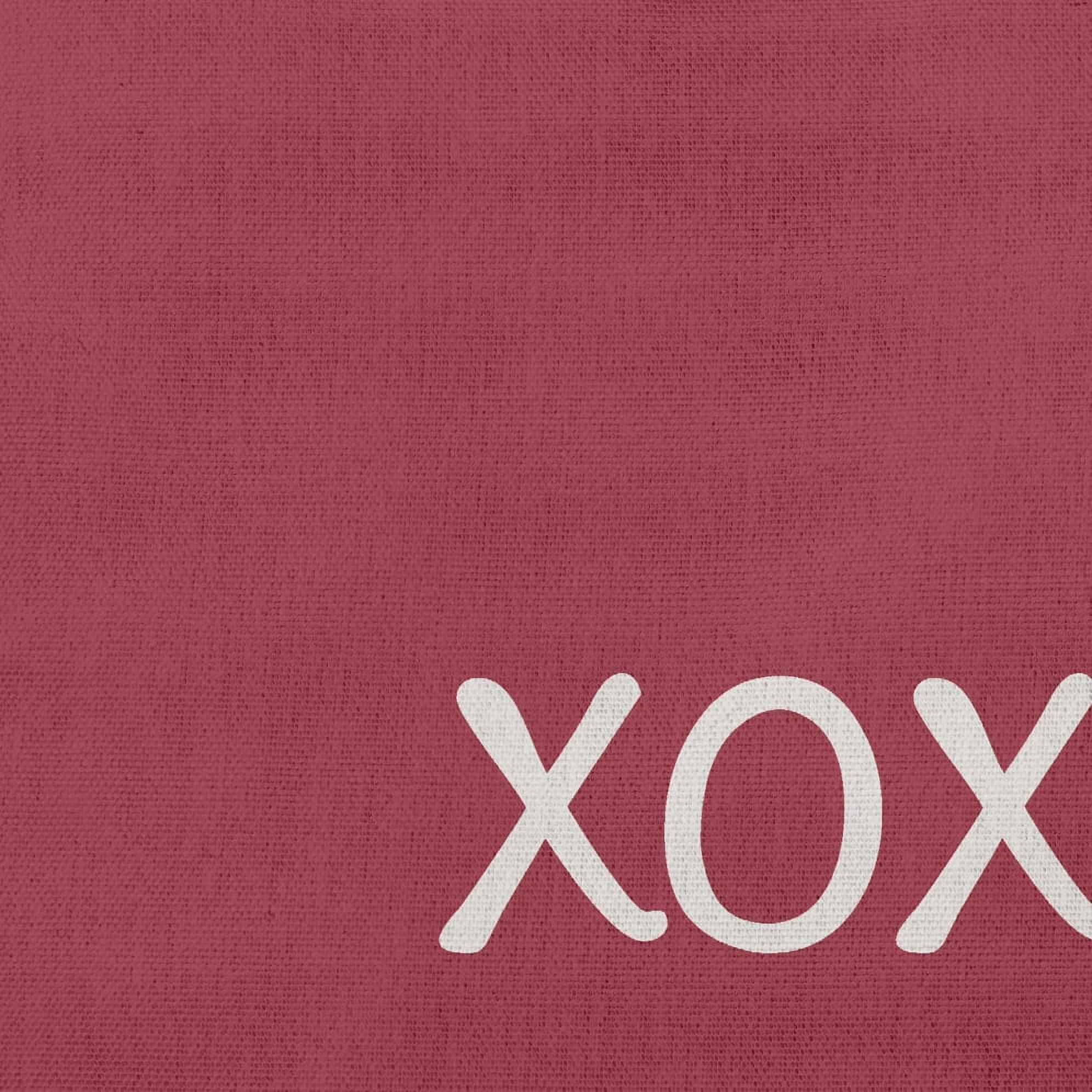 Simply Daisy 20 inch XOXO Valentines Decorative Throw Pillow