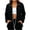 Black, variant on Women's Fleece Jacket Stand Collar Full Zip Lightweight Winter Coat with Front Pockets Casual Outdoor Daily Wear Relaxed Cozy Fit