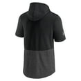 thumbnail image 3 of Men's Black San Jose Sharks Authentic Pro Travel and Training Short Sleeve Pullover Hoodie, 3 of 3