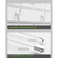 thumbnail image 5 of HYLA Shoe Box Basketball Shoe Storage Organizer, LED Transparent Plastic Stackable Side Drop Front Display Foldable Sneaker Containers Bins, 5 of 6