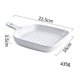 thumbnail image 3 of para hornear de cerámica mate, para carne de cerámica, bandeja para lasaña de individual cuadrada inconfundible , platos pe blanco perfecl plato de pastel de cerámica, 3 of 8