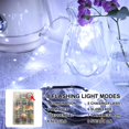 thumbnail image 3 of Luces de Cadena SINAMER Paquete de 4 5m 50 LED Batería Blanco, 3 of 6