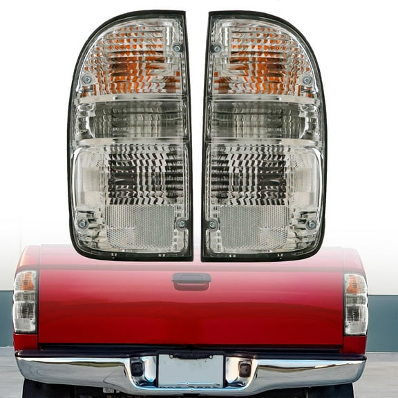 LABLT 2-Pack Tail Lights Assembly with Bulbs Driver & Passenger Side Replacement for 2001-2004 Toyota Tacoma TO2800139 8156004060