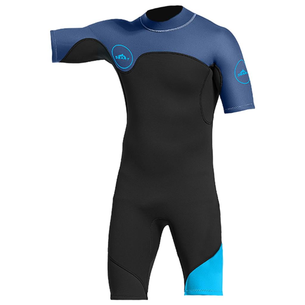Details about   Snorkeling Scuba Dive Wetsuit SKIN Suit Black/Blue Men's Medium Women's XL 