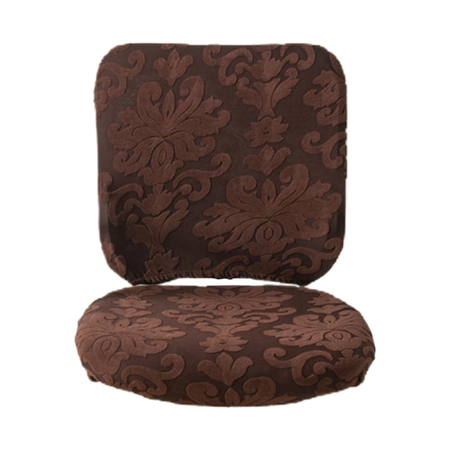 Funda para silla de ordenador de oficina, lavables de repuesto para silla Marron Zulema Fundas para sillas de oficina