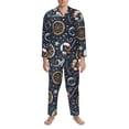thumbnail image 3 of Haiem Nautical Pattern Men’s Long-sleeve Sleepwear,Sleepwear Set,2-piece Loungewear Set,Soft PJs Comfy Nightwear with Pockets-XX-Large, 3 of 7