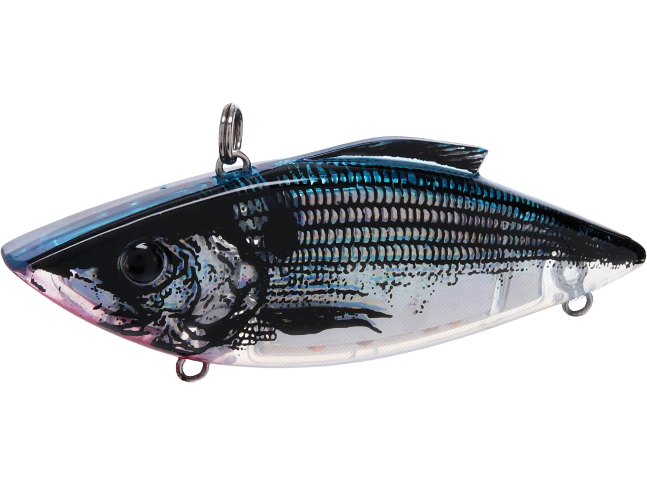 (2 pack) Rat-L-Trap Magnum-Trap Lipless Crankbait 3 1/2'' 3/4 oz. - Electric Silver
