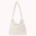 thumbnail image 4 of Bolso Hombro para Mujer Mensajero Peludo Con Corazón Dibujos Animados Felpa Hobo Elegante, 4 of 9