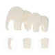 thumbnail image 3 of 2 piezas de madera artesanía de la estatua de elefante adornamiento de estilo nórdico decoración de figuras de elefante, 3 of 5