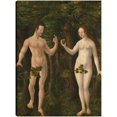 thumbnail image 1 of Cuadro Decorativo - La caída del hombre [panel central], c. 1535 Jr  Impresión en canvas, estrechado., 1 of 2