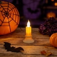 thumbnail image 5 of Halloween Decorations Savings, Tarmeek Halloween LED Candle Decoration Flameless Flickering Effect Plastic 16x6cm Table Centerpiece for Thanksgiving Christmas Party Decor, 5 of 7