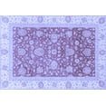 thumbnail image 1 of Ahgly Company Indoor Rectangle Oriental Blue Traditional Area Rugs, 2' x 5', 1 of 4