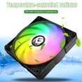 thumbnail image 4 of Encendiendo MG 120/140mm DRGB PC Case Ventilador de refrigeración 4Pin PWM Gorgeous Chasis Heatsink Cooler Hugtrwg Para estrenar, 4 of 9