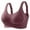 Red, variant on BILIKEYU Women's Wireless Full Coverage Anti Sagging Bra, Jelly Bras for Women, Bras for Women, Wireless Bras for Women