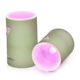 thumbnail image 7 of Yayeee Flameless Candles with Remote Flickering Battery Operated Multi Color Changing, Green Martini Glass, 7 of 7
