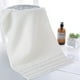 thumbnail image 1 of Toalla De Algodón, Toalla De Baño Suave Y Absorbente, Tejido De Secado Rápido, Secado Delicado Para Rostro Y Cuerpo, Ideal Para El Hogar Y El Gimnasio, Color Blanco, 1 of 9
