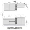 thumbnail image 3 of Cocina Integral Modular Madesa Parma 220cm BB 03, 3 of 5