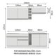 thumbnail image 3 of Cocina Integral Modular Madesa Parma 220cm BB 03, 3 of 5