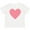 AA-White, variant on Inktastic Pink Valentine's Day Heart Boys or Girls Baby T-Shirt