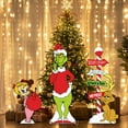 thumbnail image 7 of GuassLee 3Pcs Funny Christmas Decorations Indoor, Cute Green Gnome Christmas Tree Decorations Yard Signs for Christmas Tree Home Decor Door Porch Yard Lawn Garden Decorations Indoor Outdoor, 7 of 7