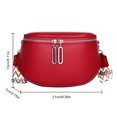 thumbnail image 3 of Bolso de pecho para mujer, Bolso de hombro de cuero genuino a la moda, monederos informales simples para mujer, 3 of 5