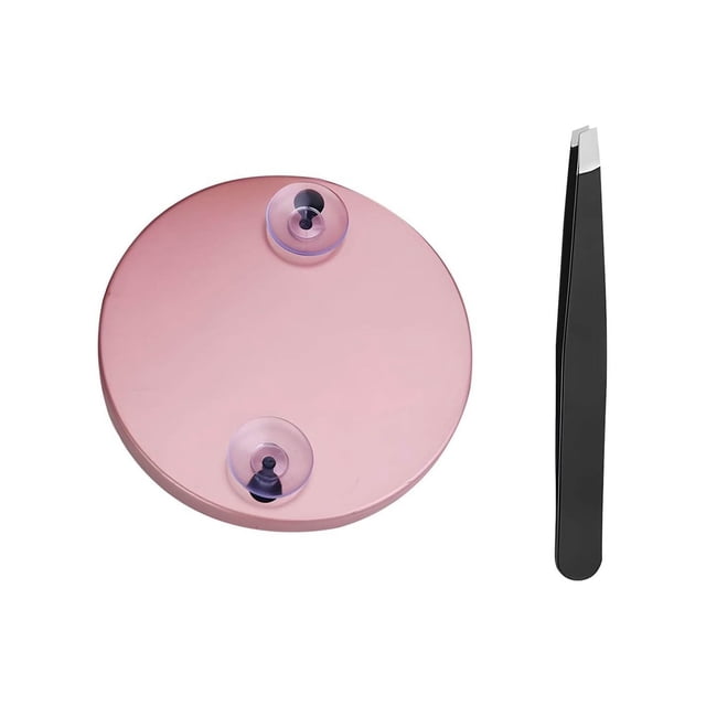 30x Magnifying Travel Travel Cosmetic Small Magnifying With Suction Cup And Tweezers Compact Set