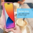 thumbnail image 6 of TakFox For Apple iPhone 14/14 Pro/14 Plus/14 Pro Max Case,Full Body Heavy Duty Shockproof Hybrid Dual Layer Rubber Drop Protection Rugged Cover,Pink, 6 of 7