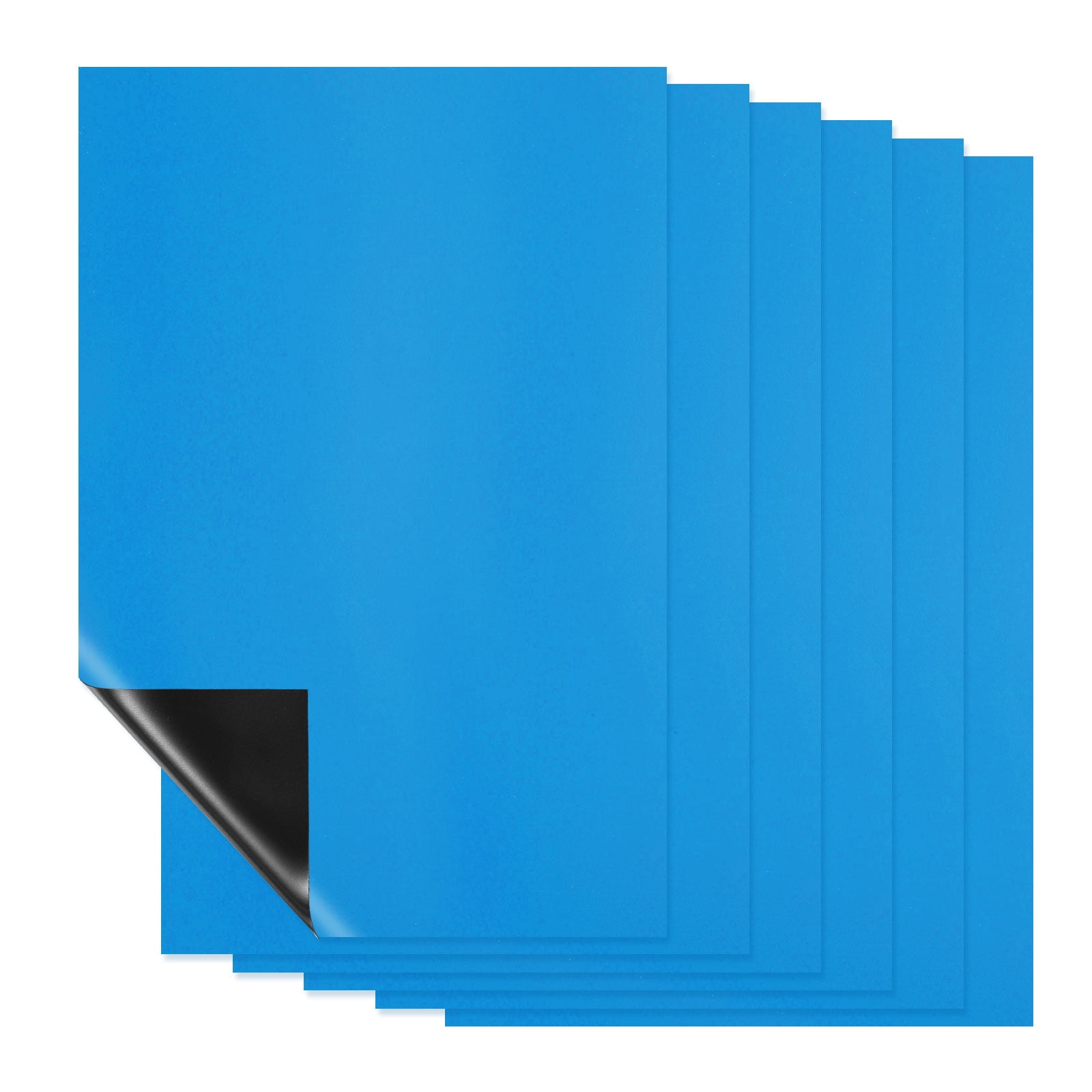 Uxcell Magnetic Dry Erase Board Sheet for Fridge - Kitchen Organizer and Planner Blue
