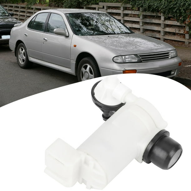 Anillo de Cubierta de Goma Ecomeon Universal Automóvil Limpiaparabrisas Motor Bomba Depósito de Fluido Kit de Botella ABS Reemplazo para Nissan