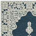 thumbnail image 5 of SAFAVIEH Marbella Beatrice Traditional Area Rug, Dark Blue/Ivory, 6' x 6' Square, 5 of 6