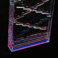 thumbnail image 3 of Temporizador de burbujas de color flotante con movimiento líquido, aceite, reloj de arena, dispositivo de vidrio, decoración del hogar Azul rosa 3, 3 of 9