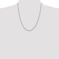 thumbnail image 3 of Diamond2Deal Collier Chaîne Rolo en Argent Sterling 925 2,5 mm pour Femmes 22 Pouces, 3 of 6
