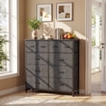 thumbnail image 4 of CONCETTA 10-Drawer Fabric Dresser, Large Storage Tower for Bedroom, Closet, Living Room, Gray, 4 of 8