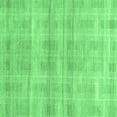 thumbnail image 1 of Ahgly Company Indoor Square Abstract Emerald Green Modern Area Rugs, 4' Square, 1 of 4