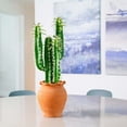 thumbnail image 3 of Nearly Natural Cactus Artificial Plant with Planter - 2.25' - Green, 3 of 7