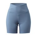 thumbnail image 6 of Hienoo Women's Biker Shorts Breathable Workout Fitness Gym Shorts with Pockets, Sizes S-XL, 6 of 8