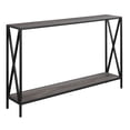 thumbnail image 1 of Mesa consola Tucson con estante, gris degradado / negro Convenience Concepts R4-0187, 1 of 2