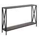 thumbnail image 1 of Mesa consola Tucson con estante, gris degradado / negro Convenience Concepts R4-0187, 1 of 2
